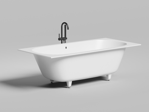 Ванна из литьевого мрамора Salini ORNELLA 103412G 190х90 встраиваемая прямоугольная